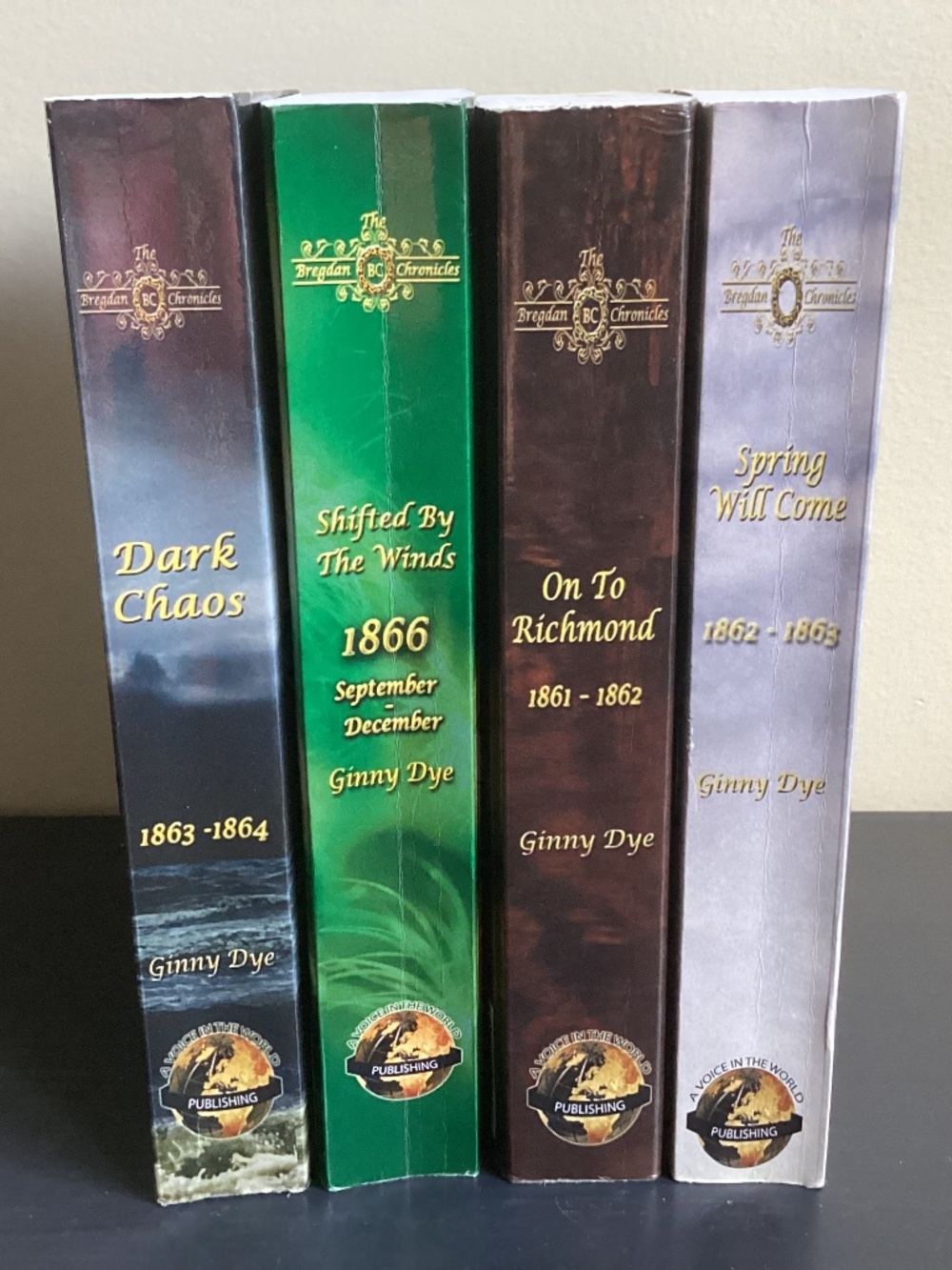 Brendan Chronicles Lot of 4 Paperback #2,3,4 and 8 by Ginny Dye